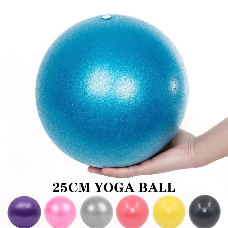 Pilates Toning Ball - ลูกบอลโยคะขนาดเล็ก 25 ซม. สำหรับฟิตเนส พิลาทิส ลดไขมัน