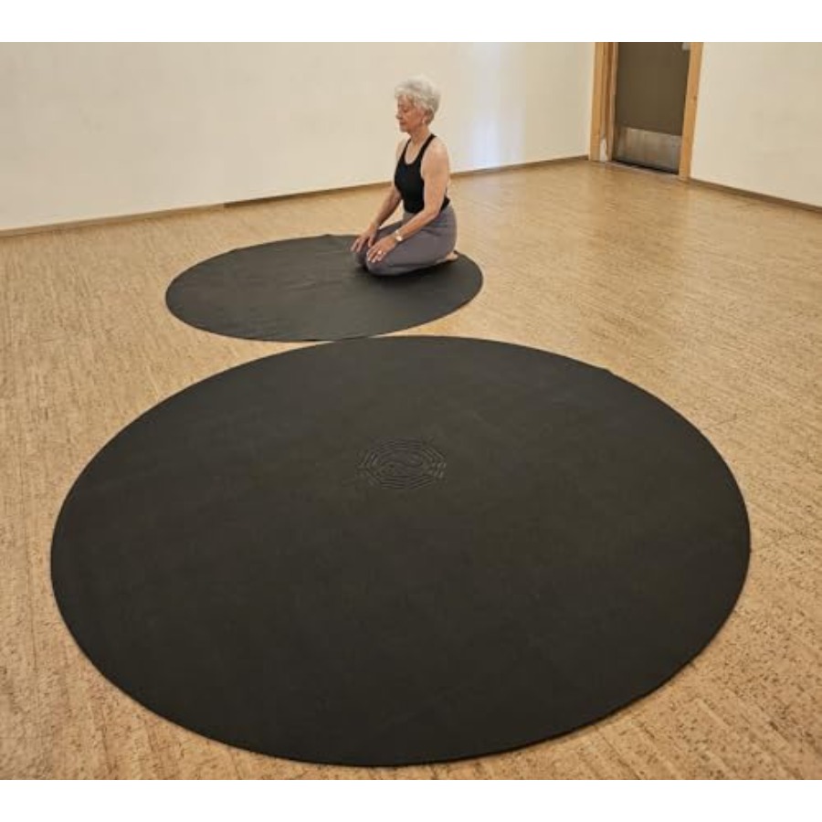 Pilates Yoga And Tai Chi - เสื่อโยคะทรงกลมขนาดใหญ่ 72 6' สำหรับการทำสมาธิ พิลาทิส ไท-ชิ