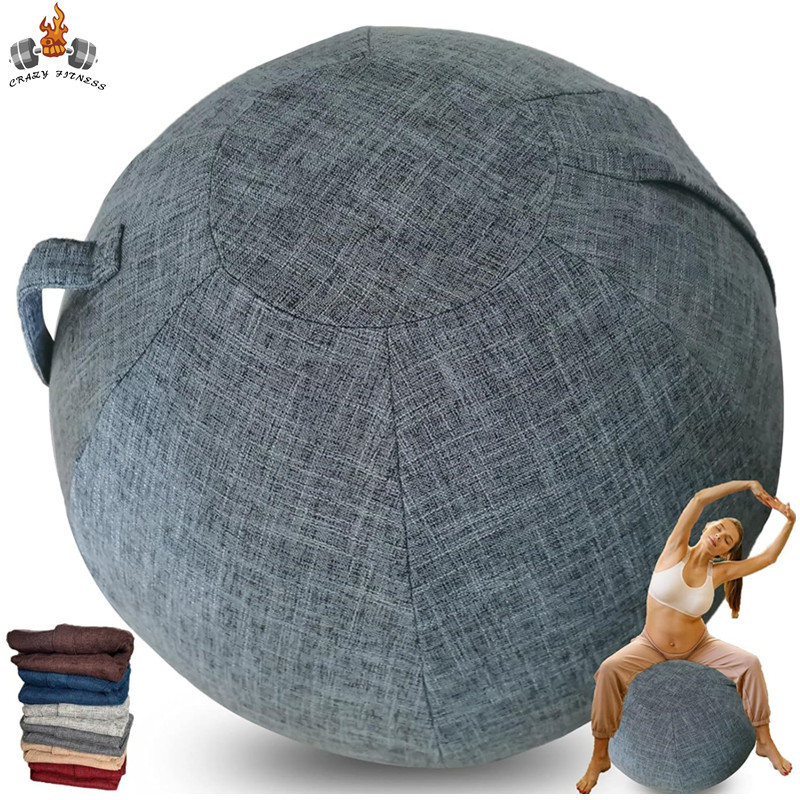 Pilates Toning Ball - 55/65/75 ซม.ลูกบอลโยคะป้องกันออกกําลังกาย BALANCE Ball สําหรับโยคะพิลาทิสนั่ง Ball