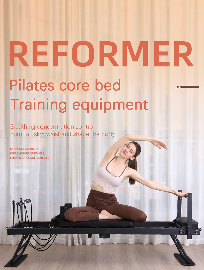 Pilates And Yoga Is Same - อุปกรณ์ฝึกโยคะแบบพับได้สำหรับใช้ในบ้าน จัดเก็บง่าย อุปกรณ์พิลาทิส เหมือนเตียงพิลาทิสสำหรับซูเปอร์มาร์เก็ต