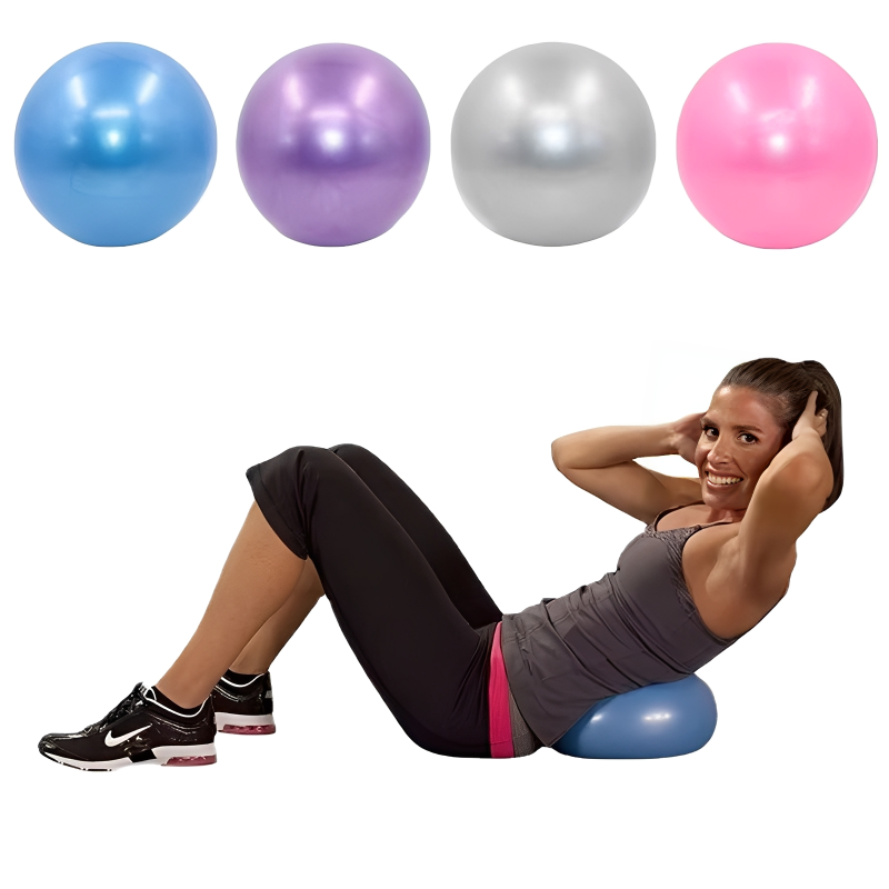 Pilates Toning Ball - ลูกบอลโยคะพิลาทิสขนาด25ซม. ใหม่ลูกบอลออกกำลังกายยิมฟิตเนสยิมฝึกในร่มลูกบอลขนาดเล็กปรับปรุงการบำบัด
