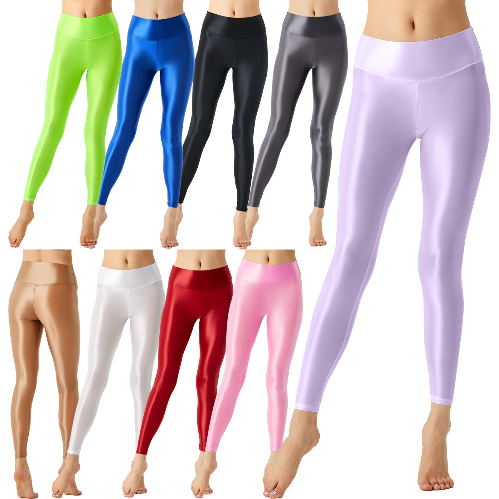 กางเกงเลกกิ้งบัลเล่ต์มันวาวสำห - Pilates Yoga Legging บทวิจารณ์และราคา