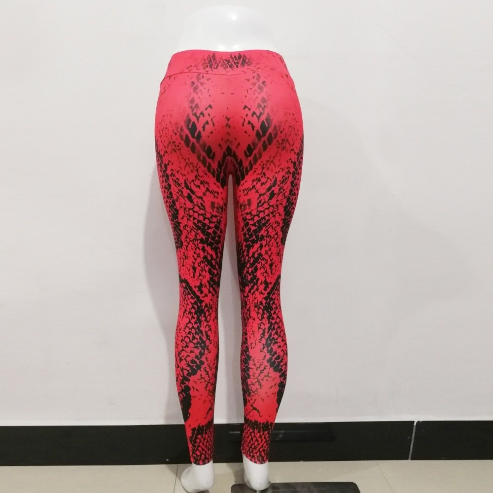 เลกกิ้งลายงูสีพีช กระชับสัดส่ว - Pilates Yoga Legging บทวิจารณ์และราคา