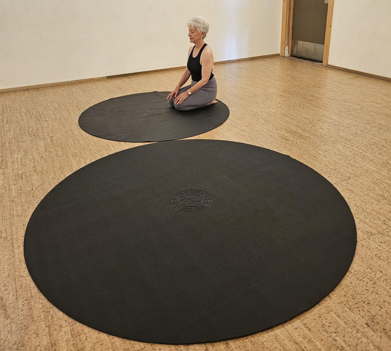 เสื่อโยคะ TPE ทรงกลมขนาดใหญ่ ส - Pilates Yoga And Tai Chi บทวิจารณ์และราคา