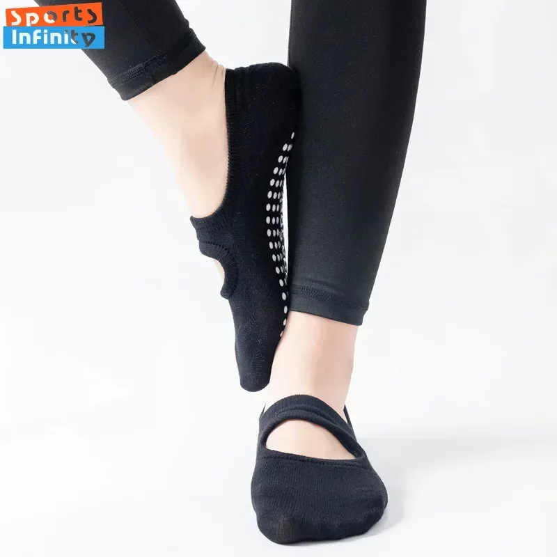 ถุงเท้าซิลิโคนเปลือยหลังสำหรับ - Pilates Yoga Fitness บทวิจารณ์และราคา