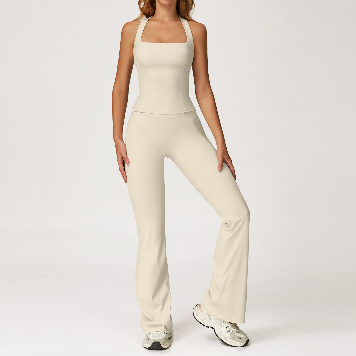 ชุดออกกำลังกาย 2 ชิ้น ชุดโยคะ  - Pilates Yoga Legging บทวิจารณ์และราคา