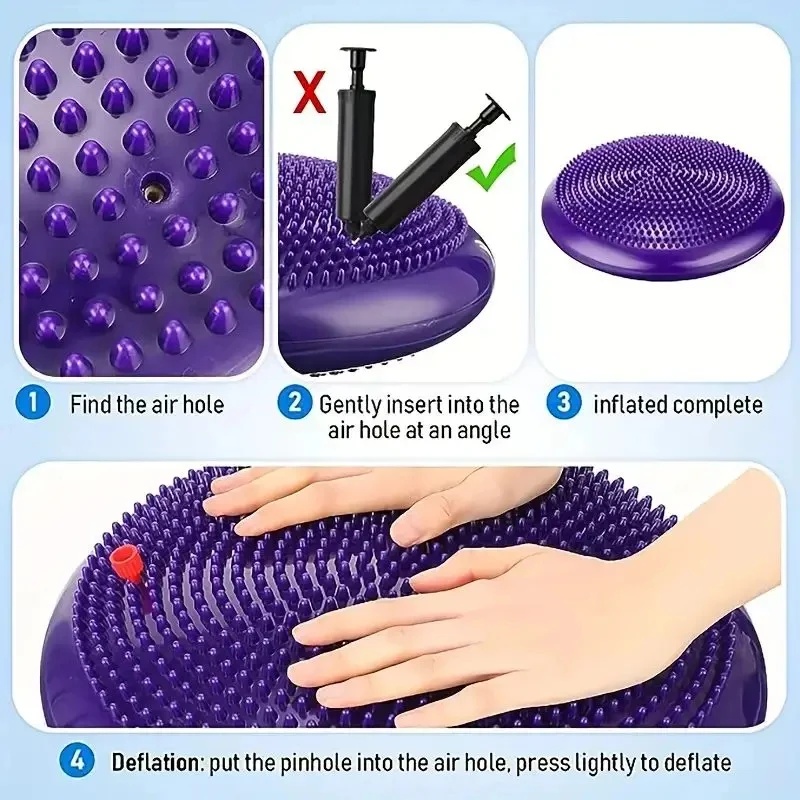 เบาะรองนั่งโยคะแบบเป่าลมสำหรับ - Exercise Disc Inflatable บทวิจารณ์และราคา