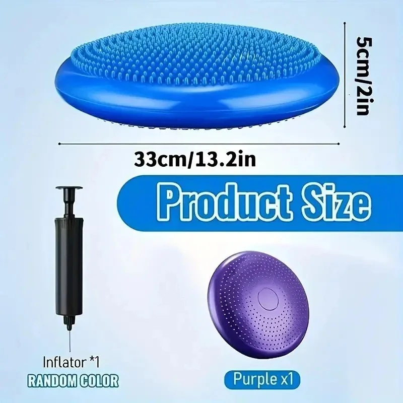 เบาะรองนั่งโยคะแบบเป่าลมสำหรับ - Exercise Disc Inflatable บทวิจารณ์และราคา
