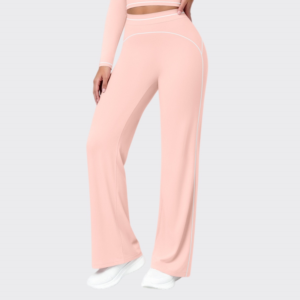 กางเกงเอวสูงทรงบานใหม่สำหรับผู - Pilates Yoga Legging บทวิจารณ์และราคา