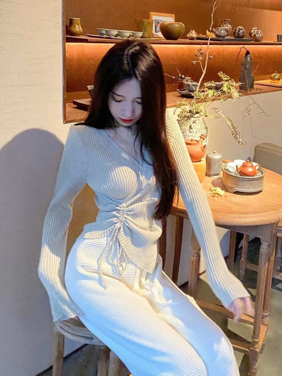 เสื้อสเวตเตอร์ เสื้อจั๊มเปอร์  - Pilates Yoga Jumper บทวิจารณ์และราคา