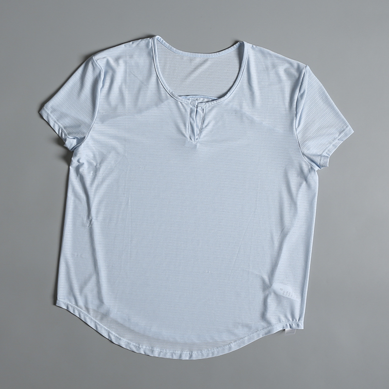 เสื้อยืดแขนสั้นทรงหลวมสไตล์สปอ - Pilates V Yoga บทวิจารณ์และราคา