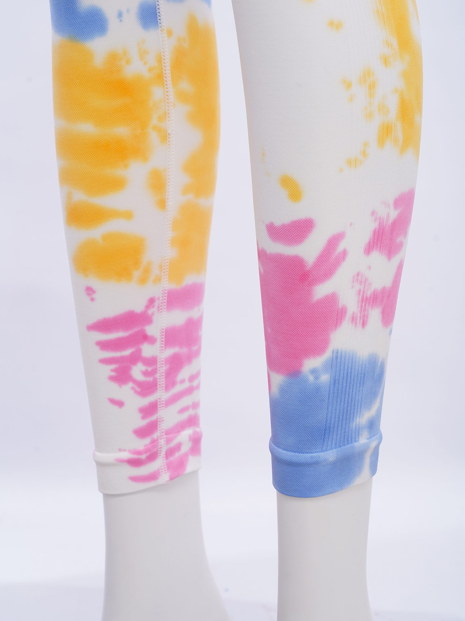 กางเกงโยคะผ้ายืดลายมัดย้อมสำหร - Pilates Yoga Legging บทวิจารณ์และราคา